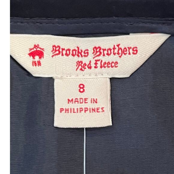 NWT Brooks Brothers Women’s 8 Red Blue Plaid Wool Mini A-Line Skirt Red - Picture 3 of 7